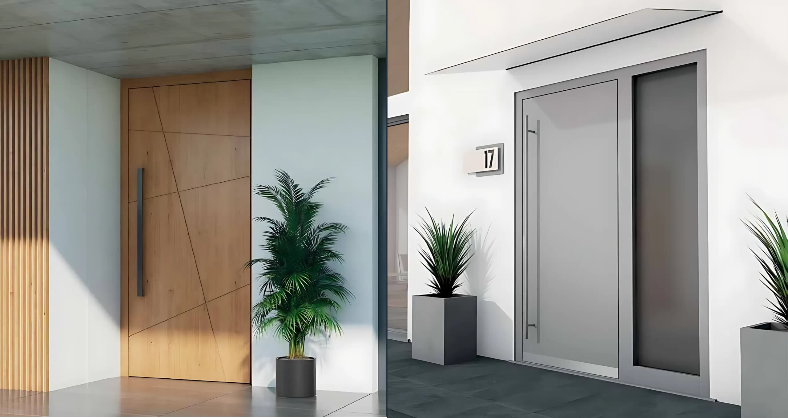 AluDoor+ Modern Front Doors